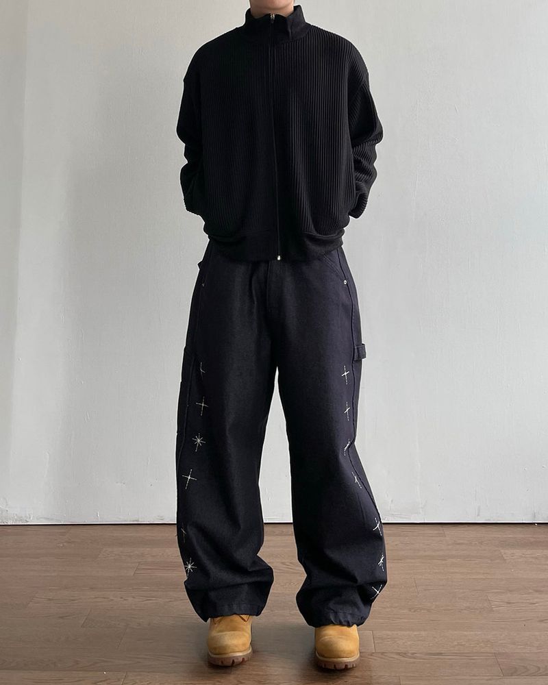 Heden Crop Knit Zip-up