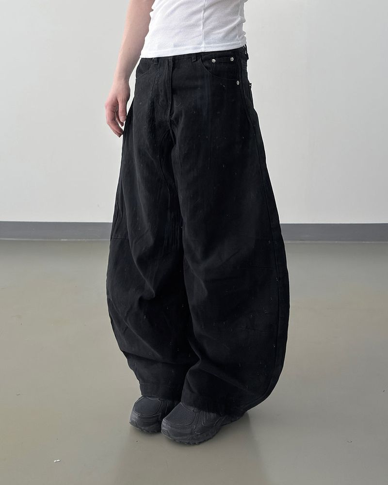 OVRUNE Panel Curved Cotton Pants