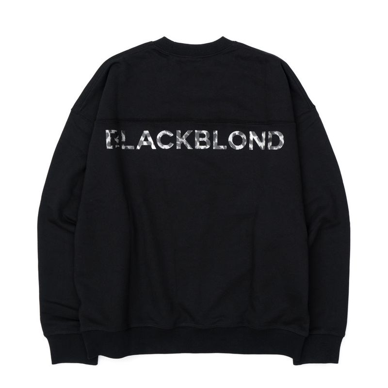 BBD Leopard Classic Smile Logo Sweatshirt (Black)