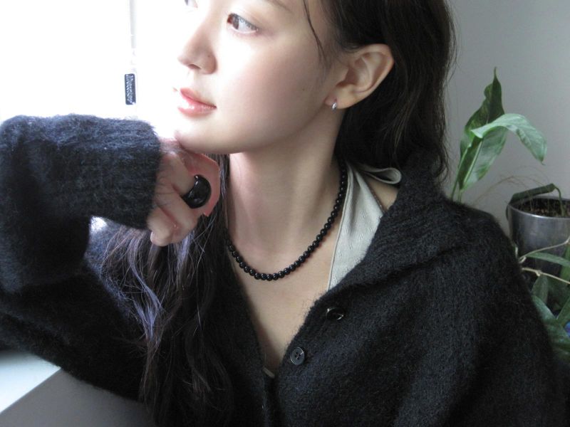 [925 Silver] Onyx Necklace (3 size)