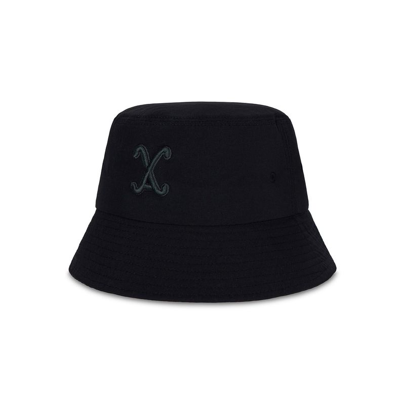 VA Curved Logo Nylon Bucket Hat / Black