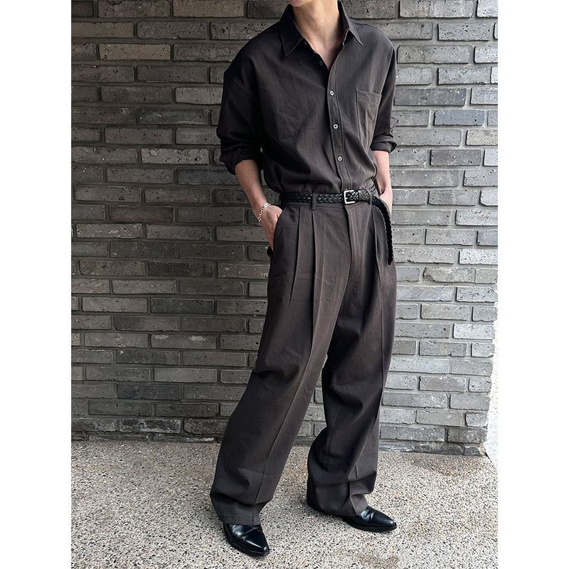 [SET UP可能] ベーシックコットンハーフバンドパンツ(6olor)