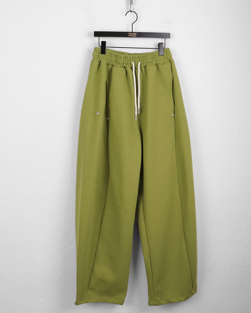 Jode Side Snap Balloon 2-Way Training Long Wide Jogger Pants