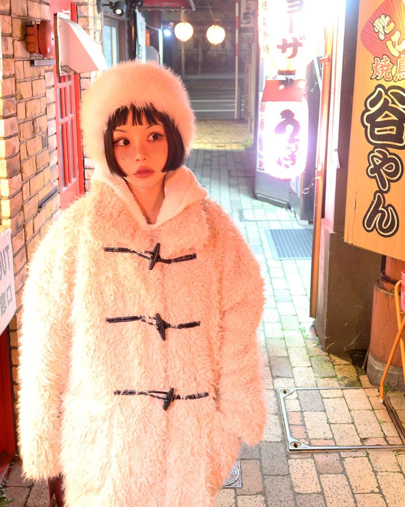 Delight-J（ディライトジェイ）の「Fox fake fur bucket hat（Hats）」