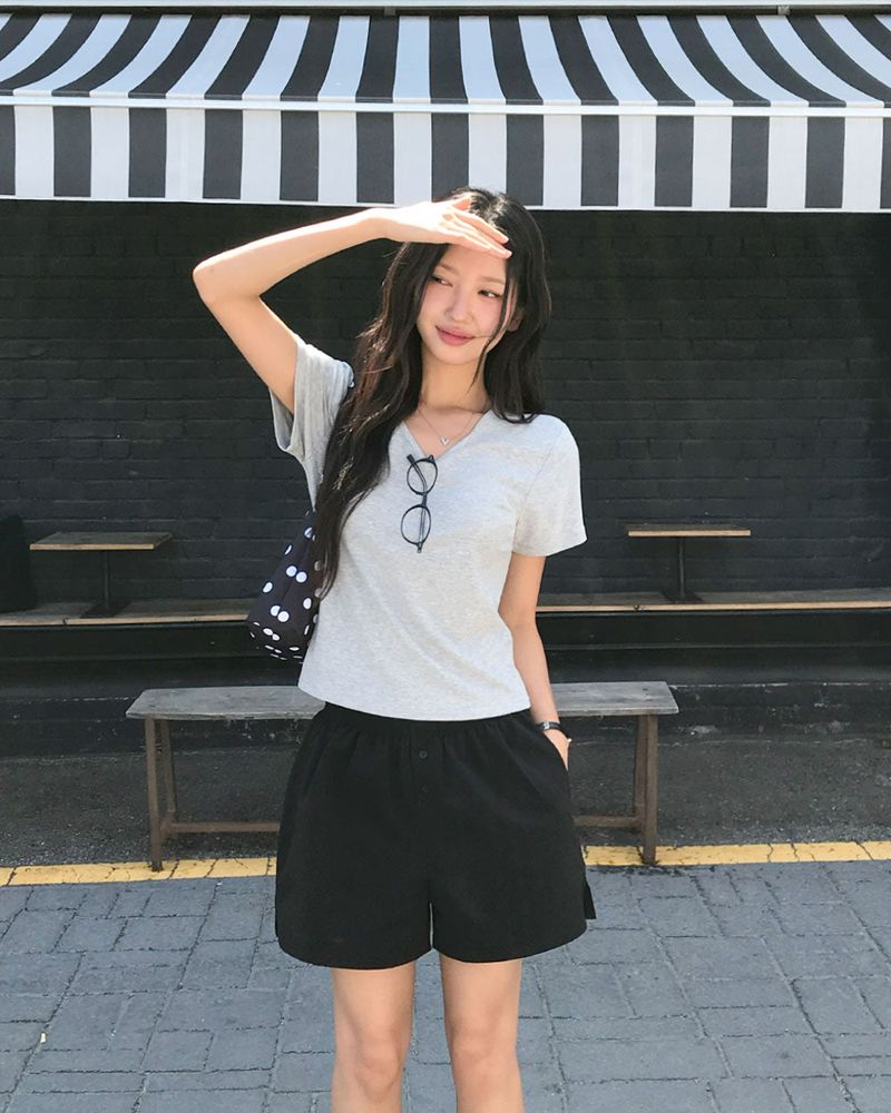 [MADE/S,M] Basic rayon 2typ short-sleeved T-shirt