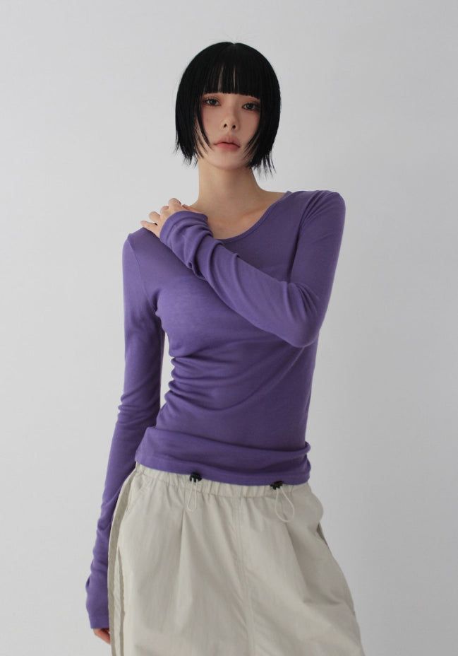 AAKE(アケ)の「TENCEL LAYERED LONGSLEEVE(Tops)」