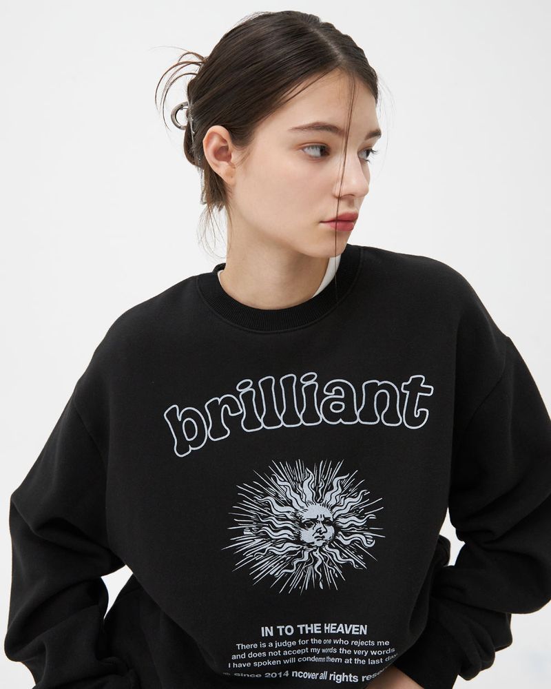 BRILLIANT SUN SWEATSHIRT-BLACK