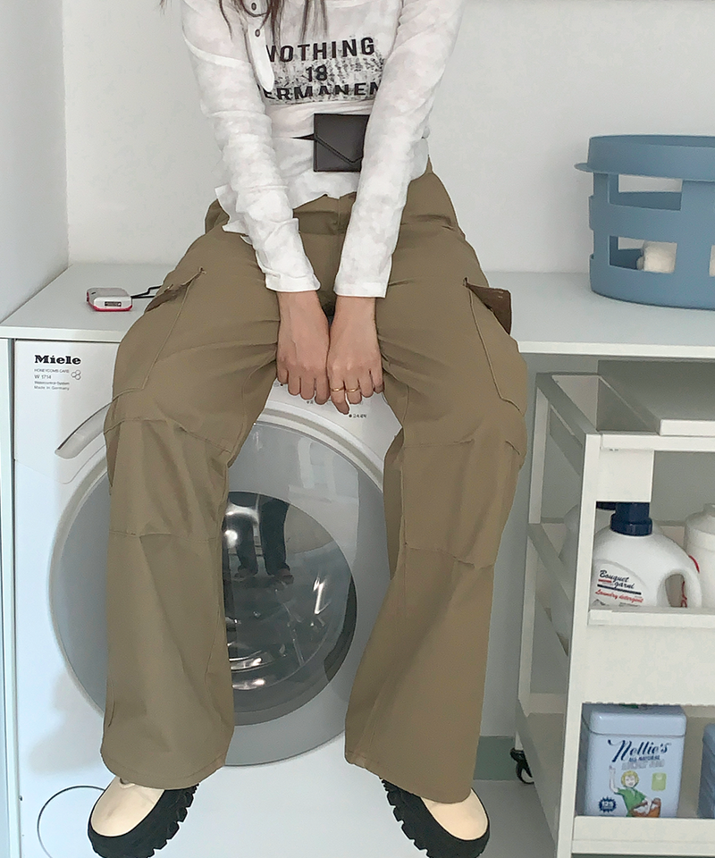 モダンカーゴストレートフィットパンツ