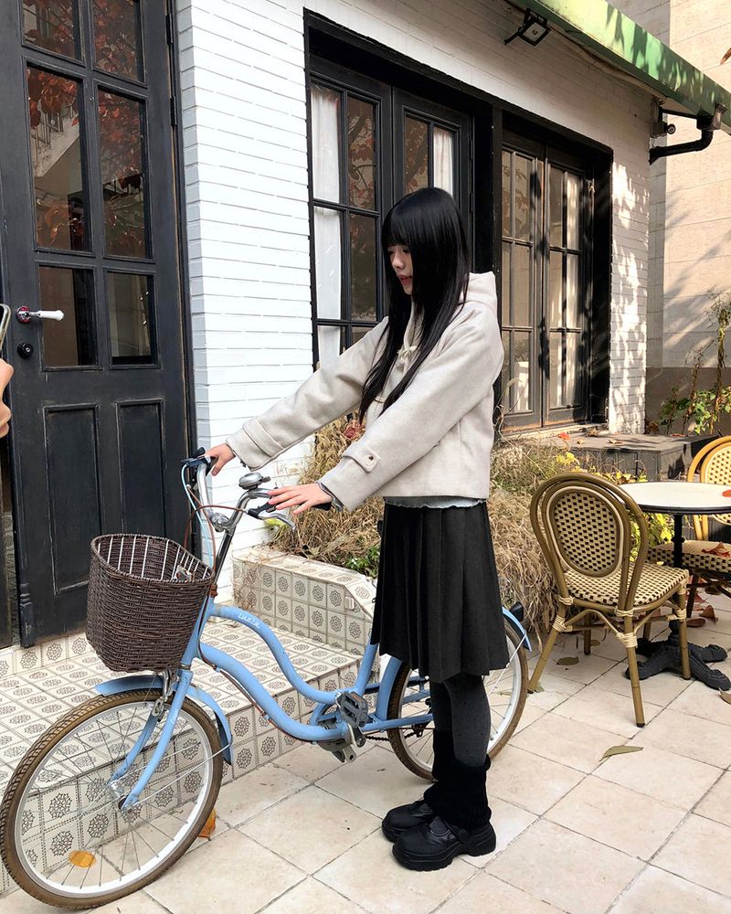 Lumin Toggle Hood Short Coat