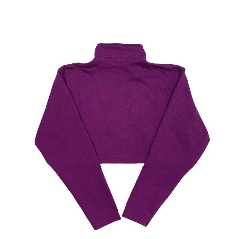 SHAWN CROP POLO (PURPLE)