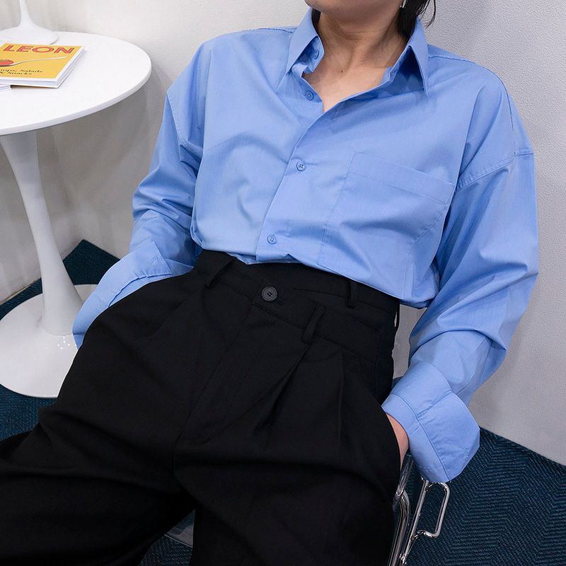 COZINESS（コジネス）の「SI Minimal No-Aging Oversized Shirt (11 colors)（Tops）」