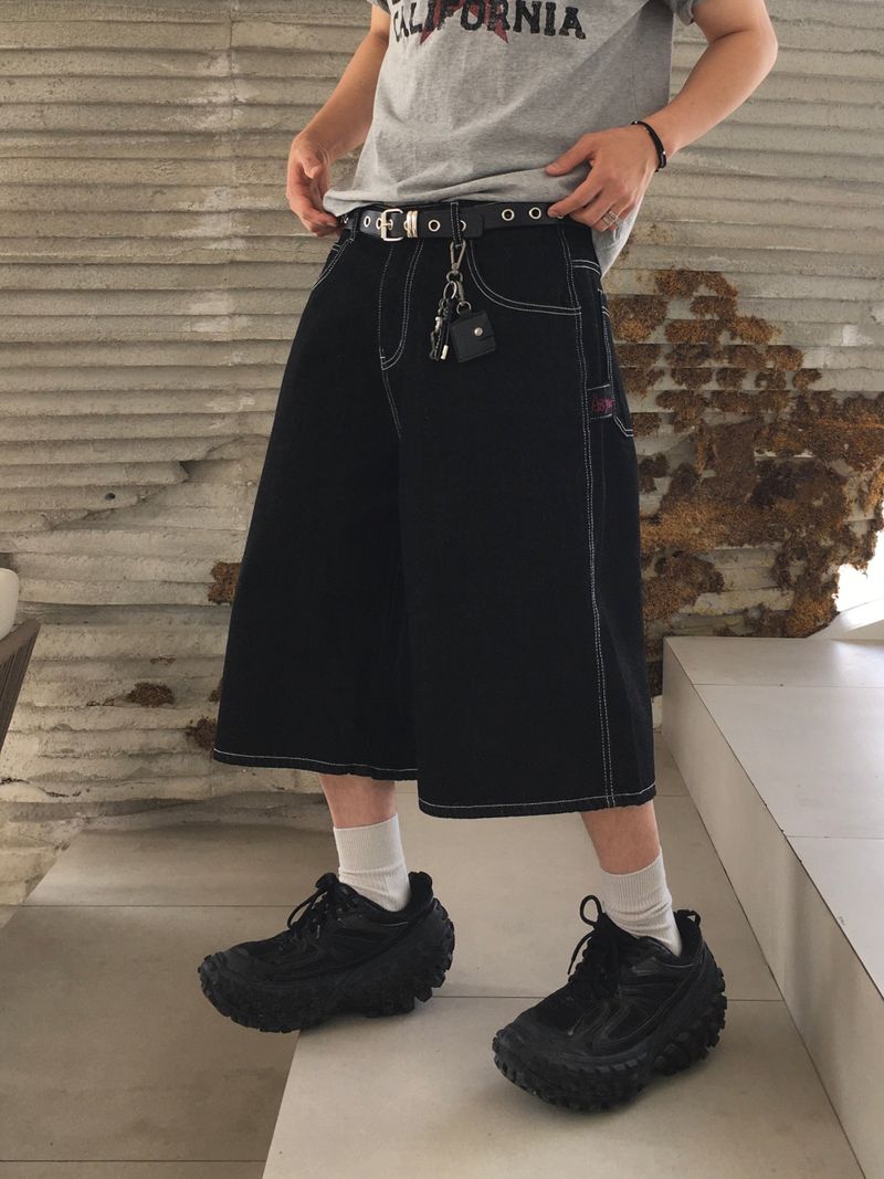SSROOM（エスエスルーム）の「Kale Selvid Bermuda Pants (Black)（Pants）」