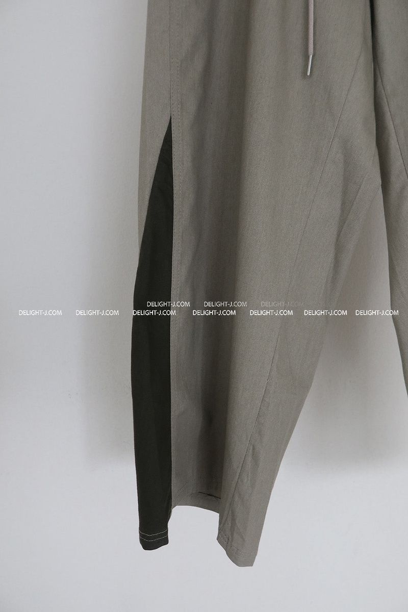 coloring string big cargo wide pants
