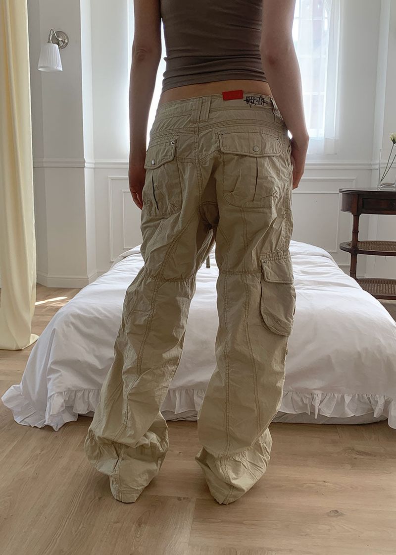 CRISPY CARGO PANTS (3color)