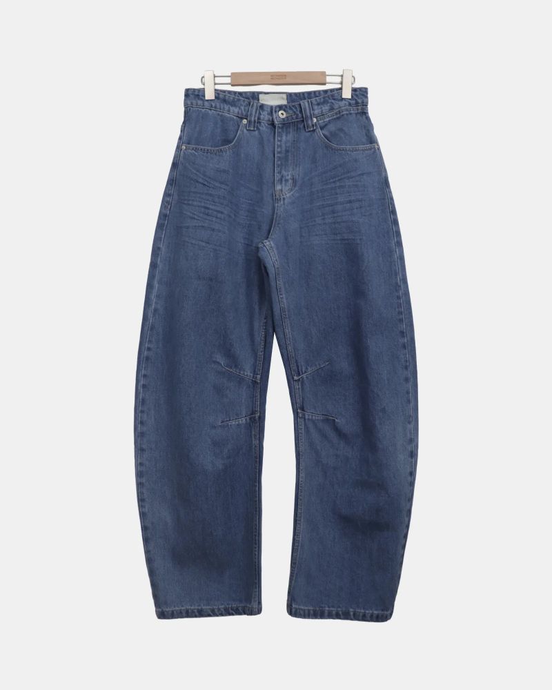 Dev Dart Curved Denim Pants