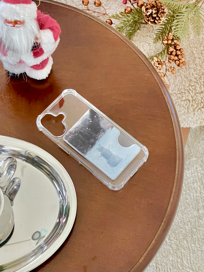 [snowy forest snowman magsafe cardslot]