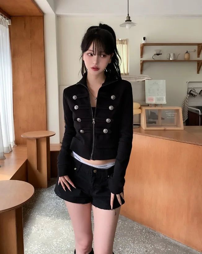 Void Napoleon High-Neck Zip-Up