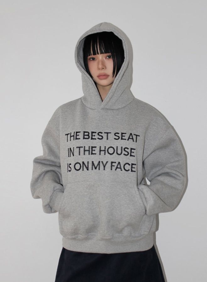 (Lining Brushed) HOUSE SOLID HOODIE