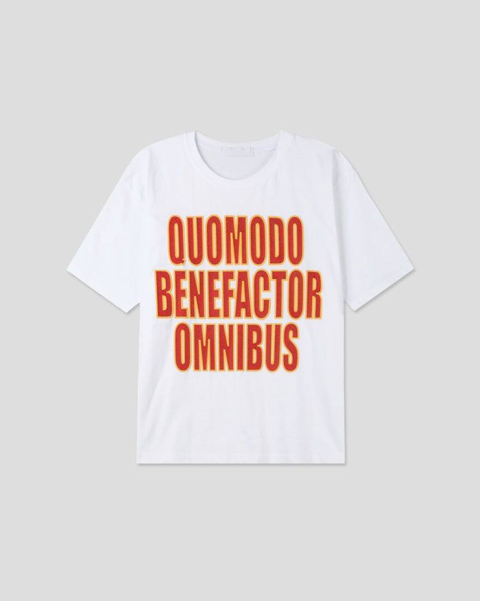 (UNISEX) Quomodo Embo Text Tee