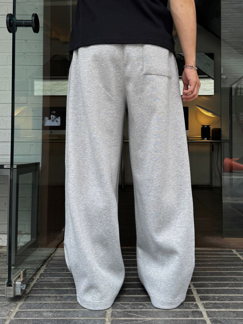 Straight wide sweatpants