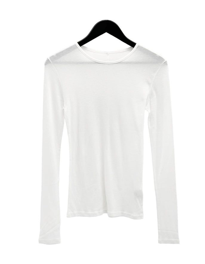 Rat Cut Boat Neck Long Sleeve Tee