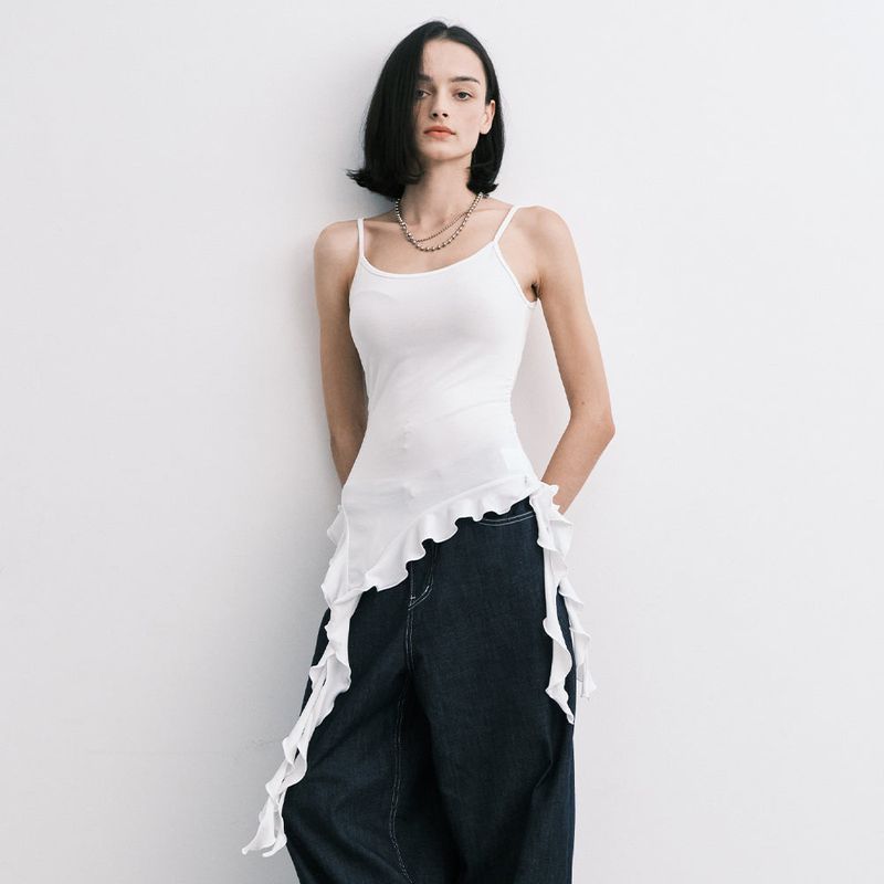 MIDNIGHT MOVE（ミッドナイトムーブ）の「3 wing top (white)（Tops）」