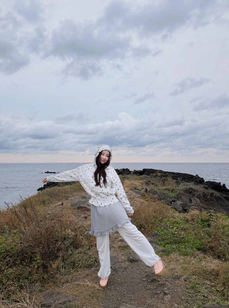Chiffon Wrap Layered Banding Pants