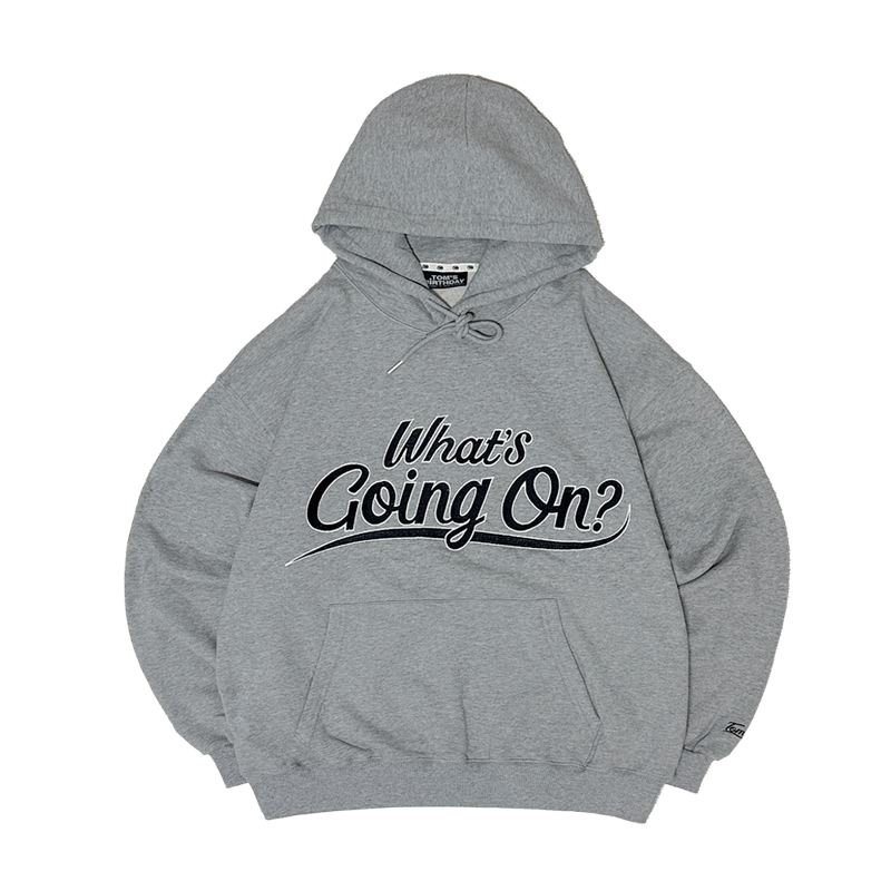TOM'S BIRTHDAY（トムズバースデー）の「What's Going On Hoodie [ BLACK / GREY ] （Tops）」