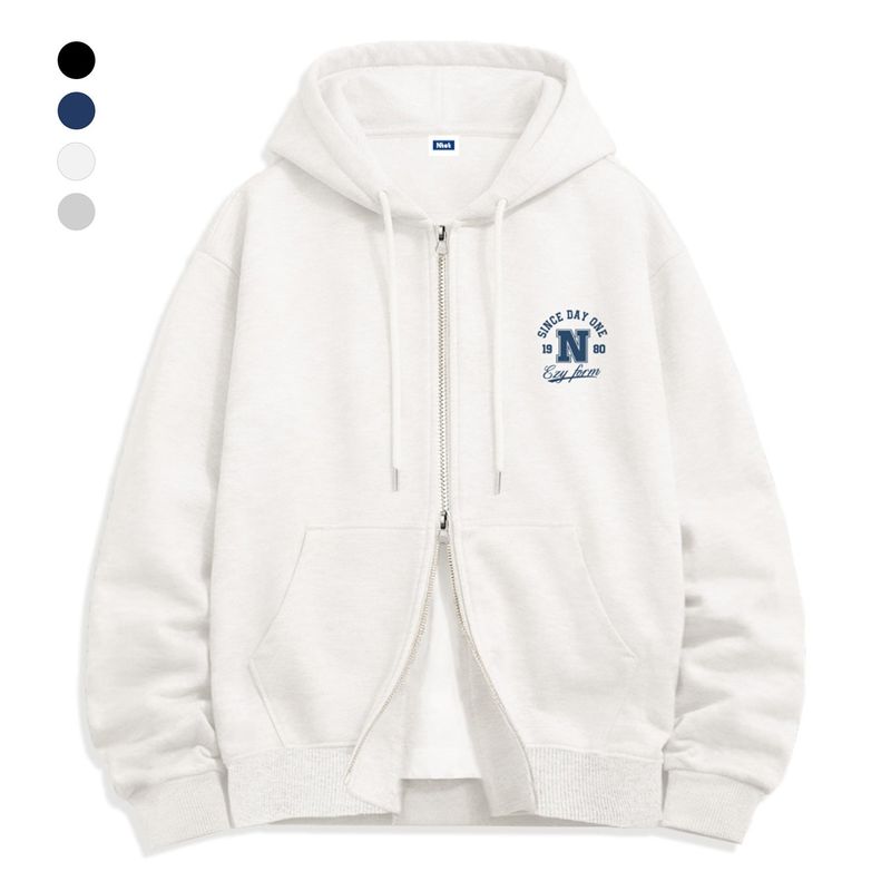 NTET(エヌティーイーティー)の「N emblem 2-way zip-up (4color)(Tops)」