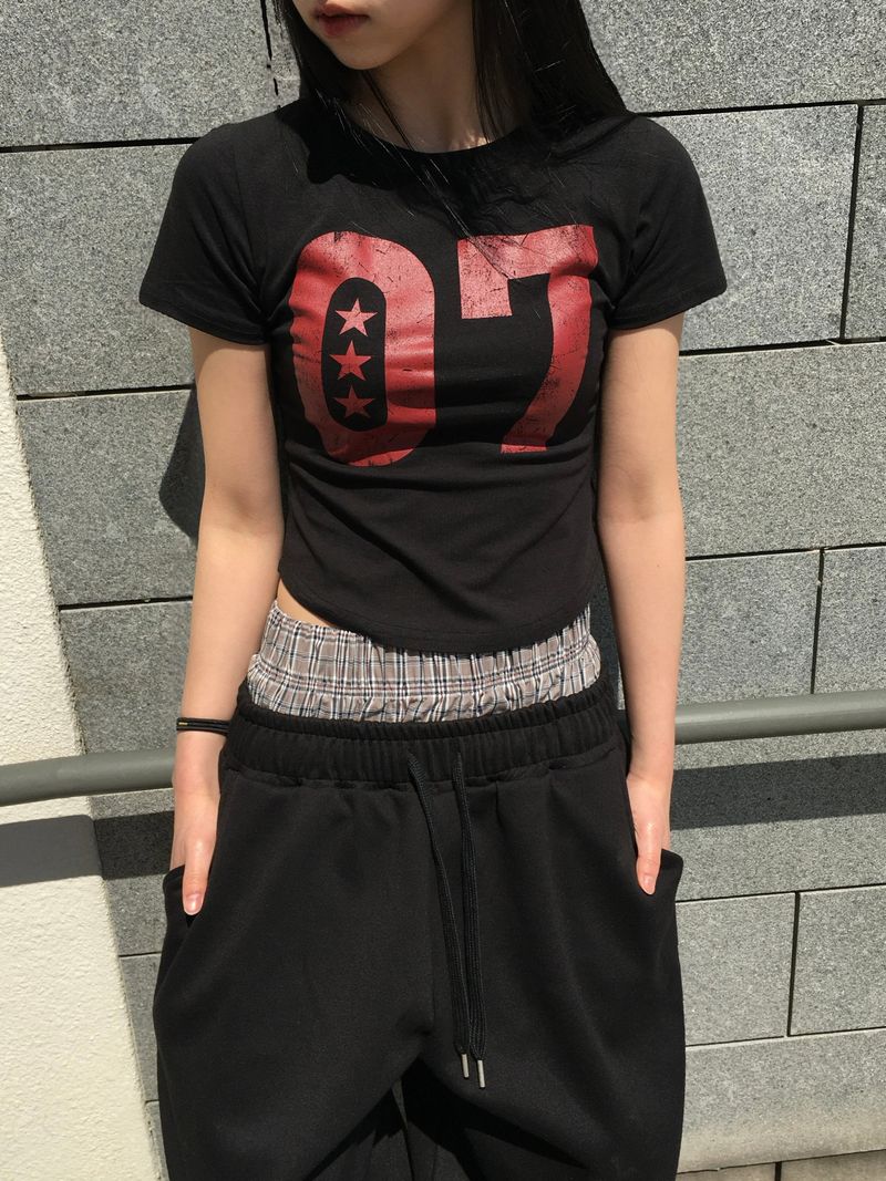 Vintage Seven Star Crop Top (3c)