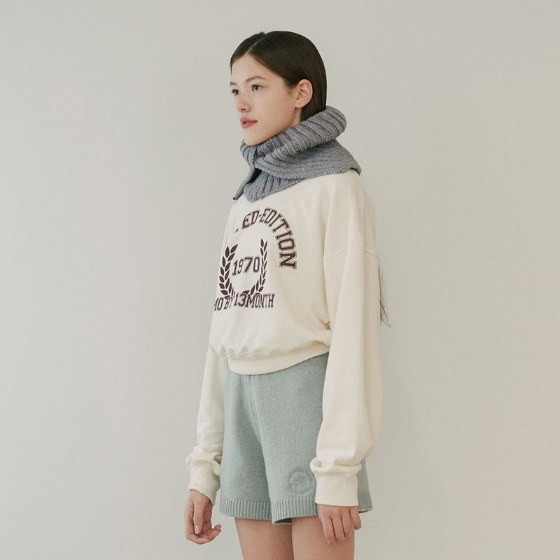 TMO BY 13MONTH（ティーエムオーバイサーティーンマンス）の「RIBBED NECK WARMER (GRAY)（Fashion Accessories）」