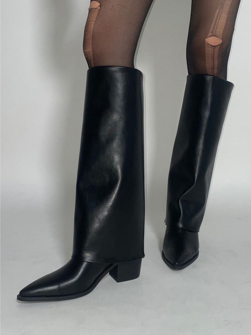 Leg warmer long boots (Black)