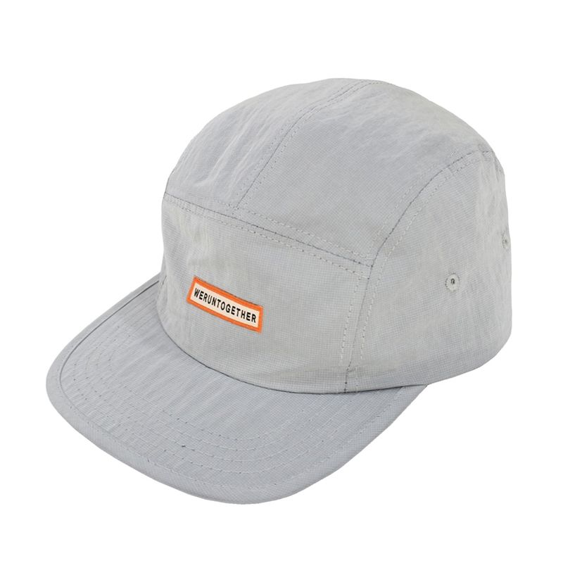 slogan camp cap (gray)
