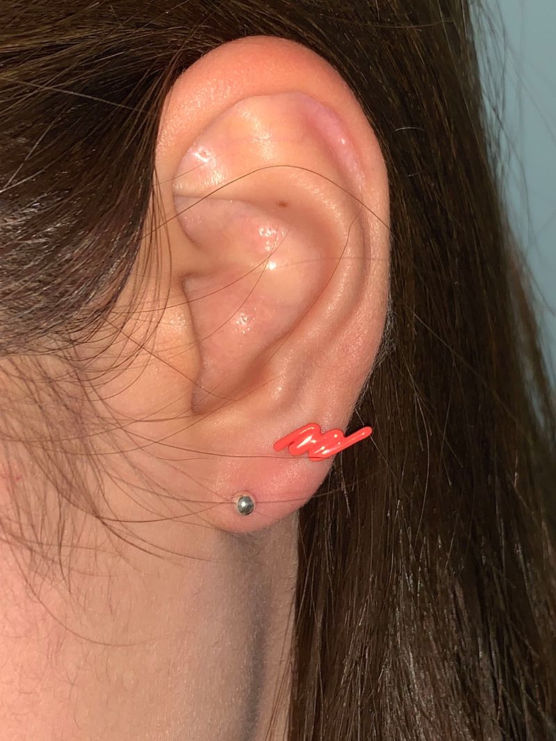 レインボードゥードゥルピアス - ボール (4mm)
