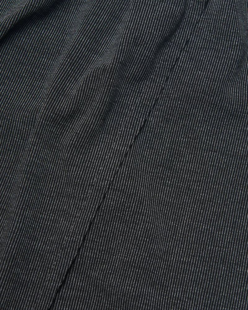RAW EDGE LONG SKIRT (BLACK) WOMENS