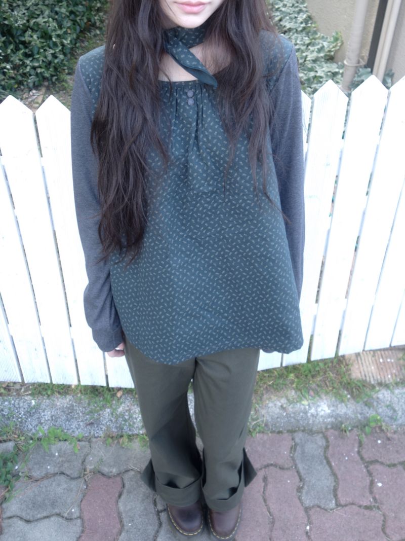 grass scarf tee