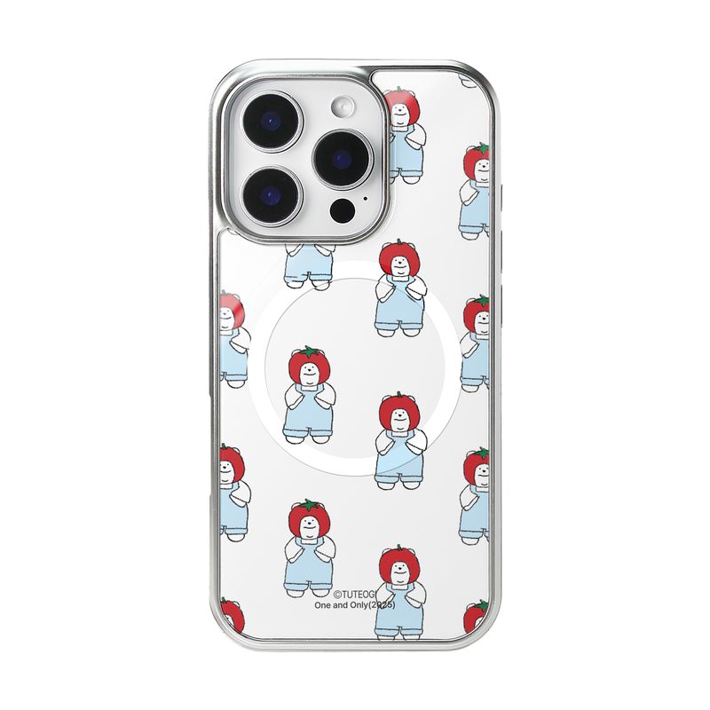 TUTEOGI(トゥトギ)の「TUTEOGI ‘One and Only’ Magnet Ring case (silver frame)(Smartphone Accessories)」