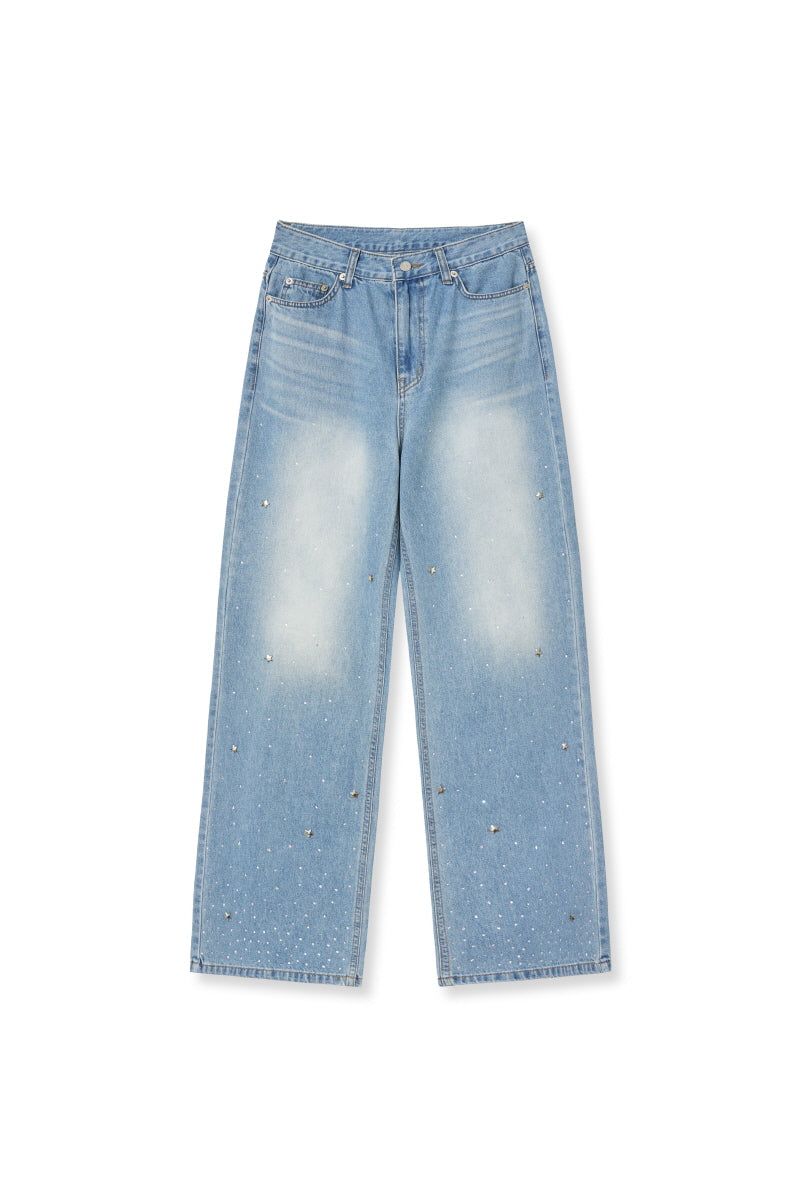 ss cubic pants (blue)
