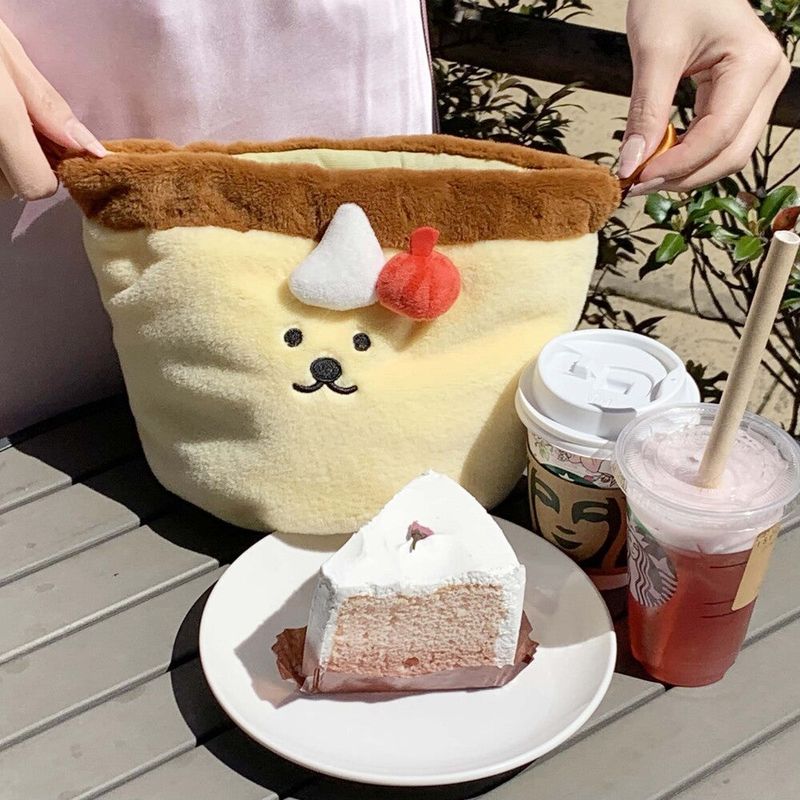 プリンストリングポーチ