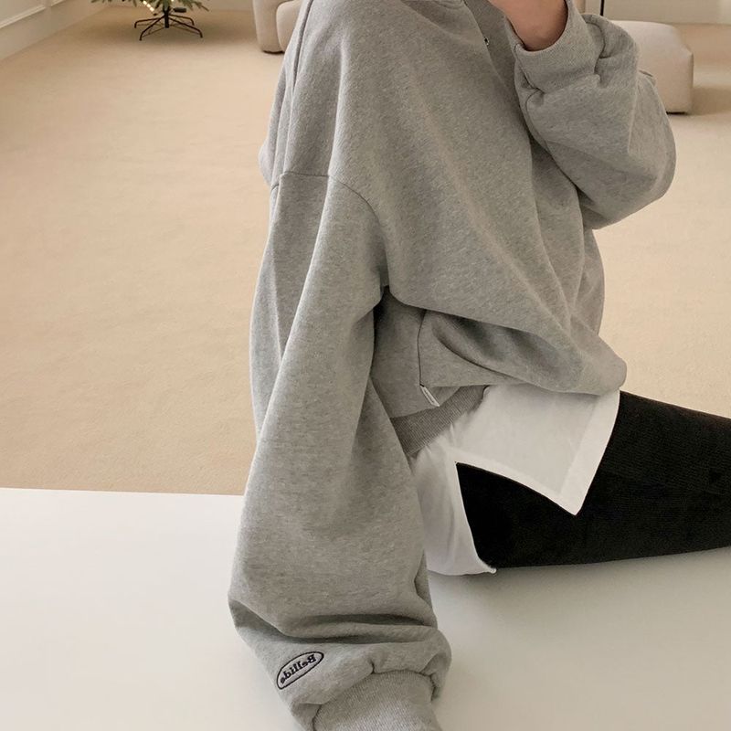 [BELLIDE MADE / Limited quantity] point embroidery sweat