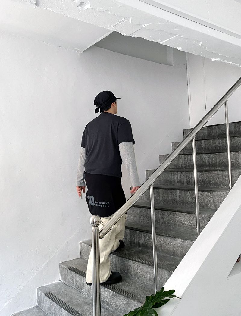 No.1608 S layered T (3color)
