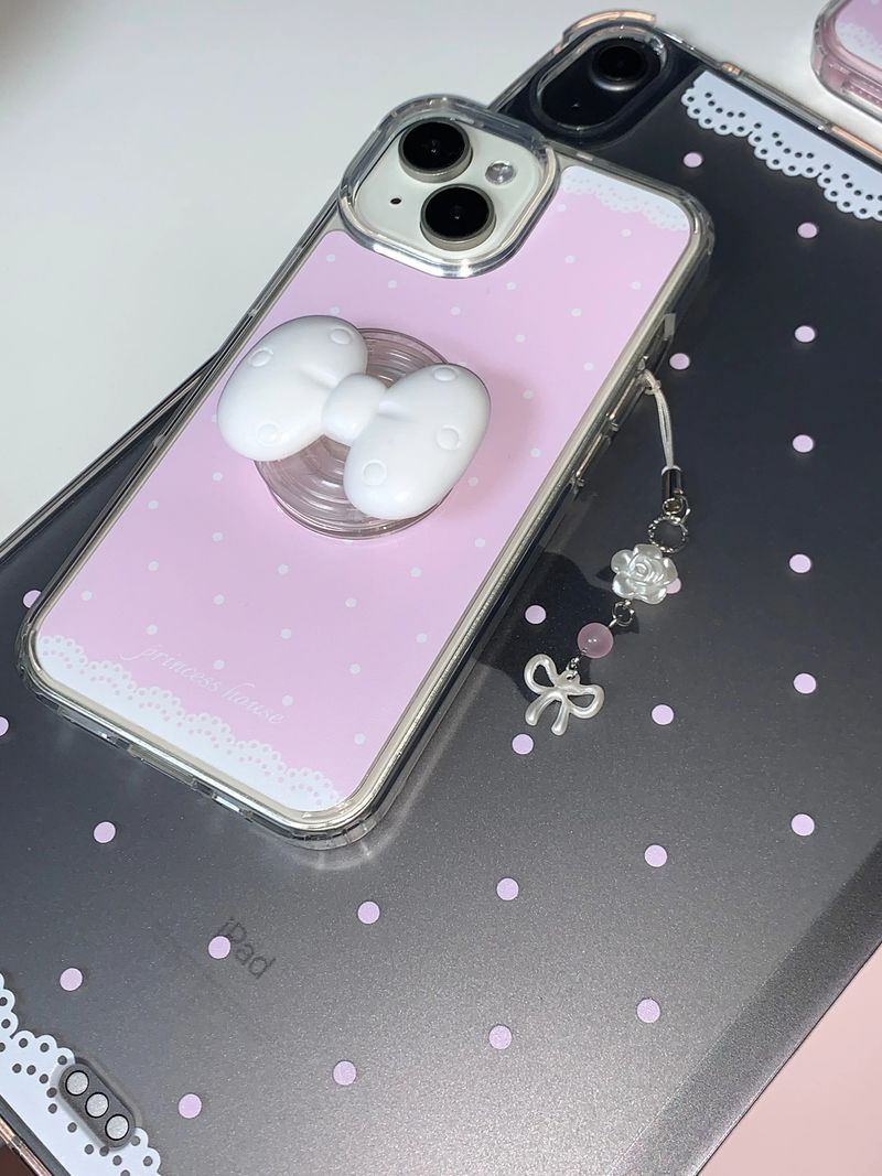 lace polka dot phone case - gelhard