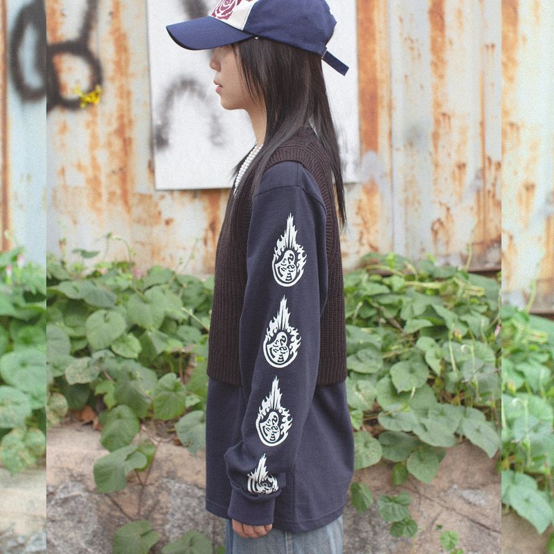 Love Meteor T-Shirt Navy