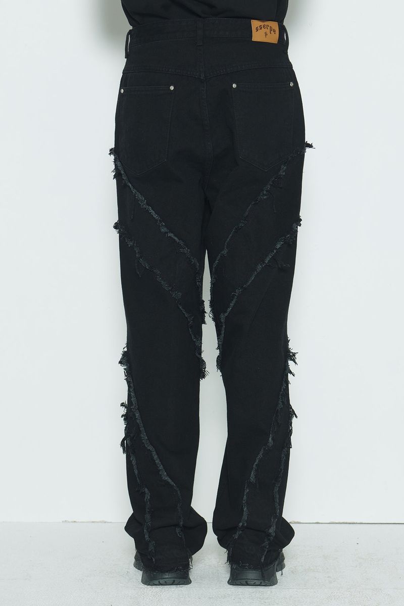 Comma Denim Pants Black