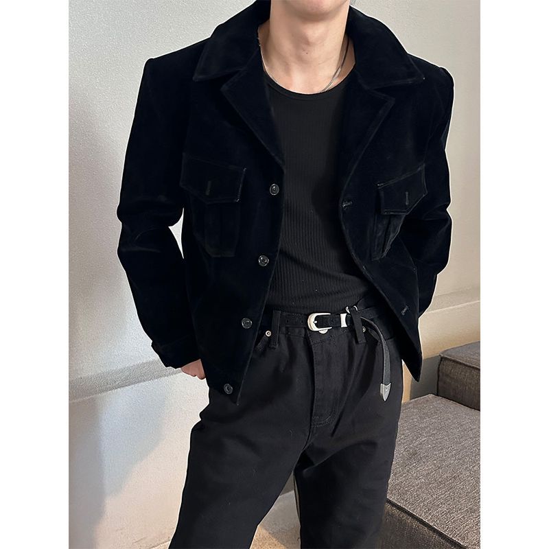 [F/W] Velvet two pocket denim jacket(2color)