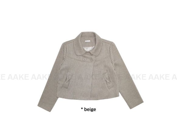 RIBBON POCKET SHORT COAT