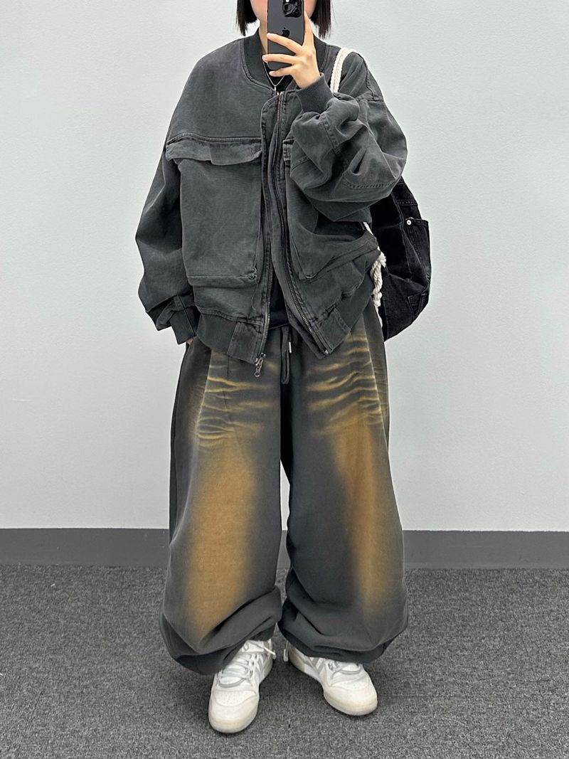 dirty smog jogger pants