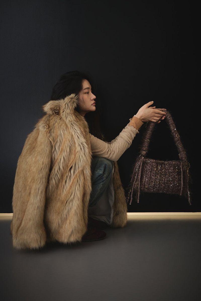 WOOLLY BAG_brown