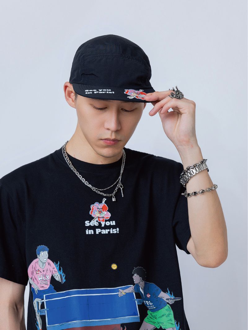 "See You in Paris"5-Panel Cap (Black)