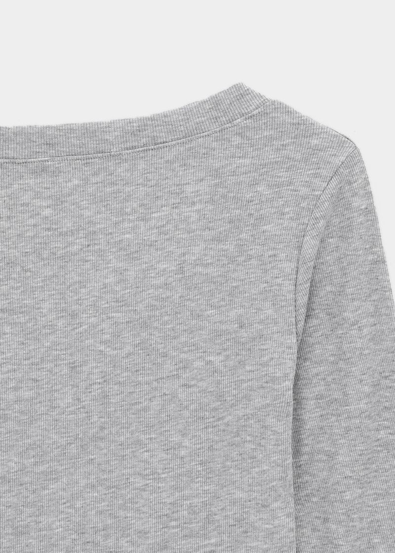 [MADE] プラムVネック3/4スリーブTシャツ